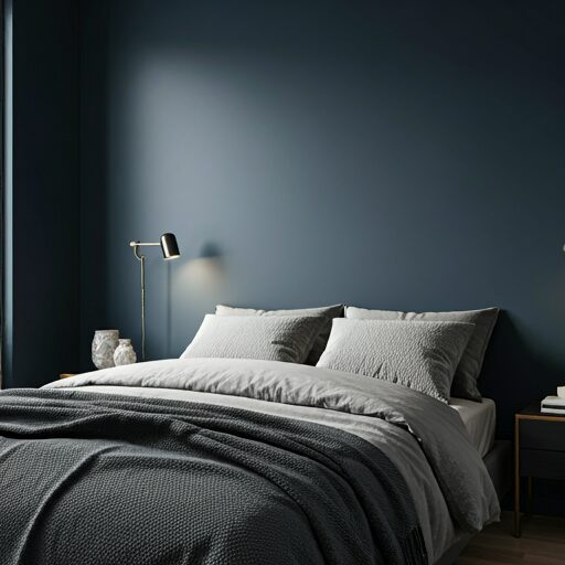 Cozy Dark Blue Bedroom Ideas