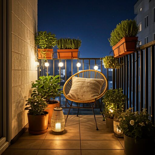 Cozy Small Apartment Balcony Ideas