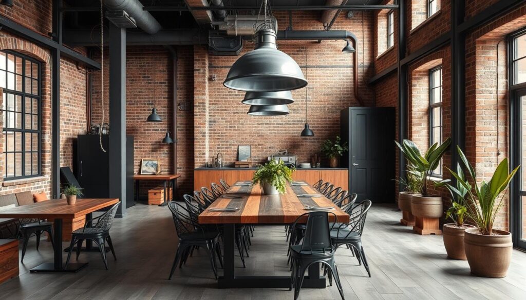 Industrial Dining Room Ideas