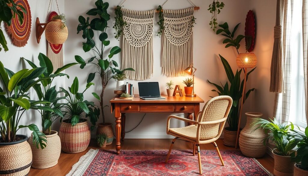 Boho Home Office Ideas